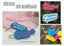 Stickdatei ITH - Anhänger für Mama